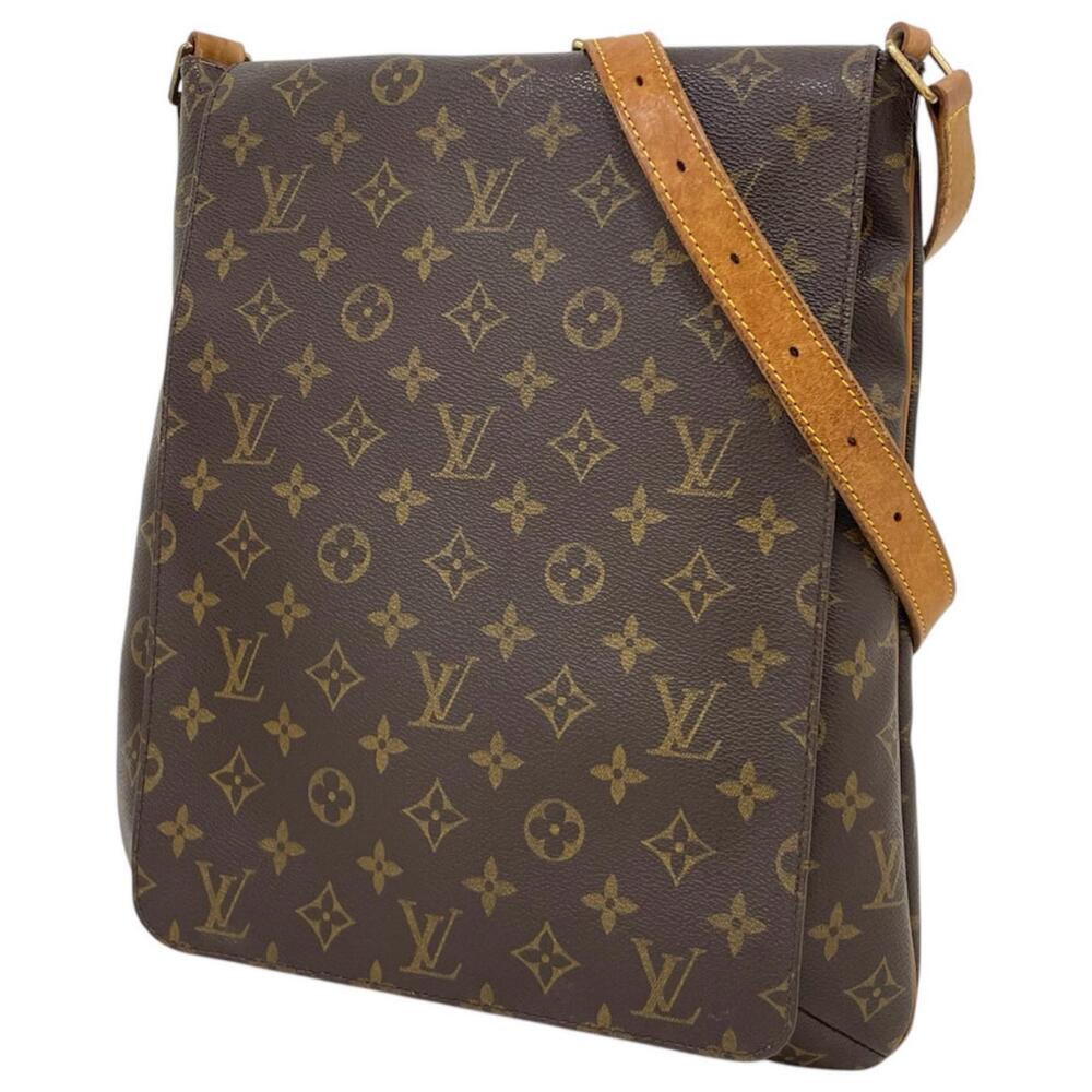 LOUIS VUITTON Musette Monogram Shoulder Bag Brown